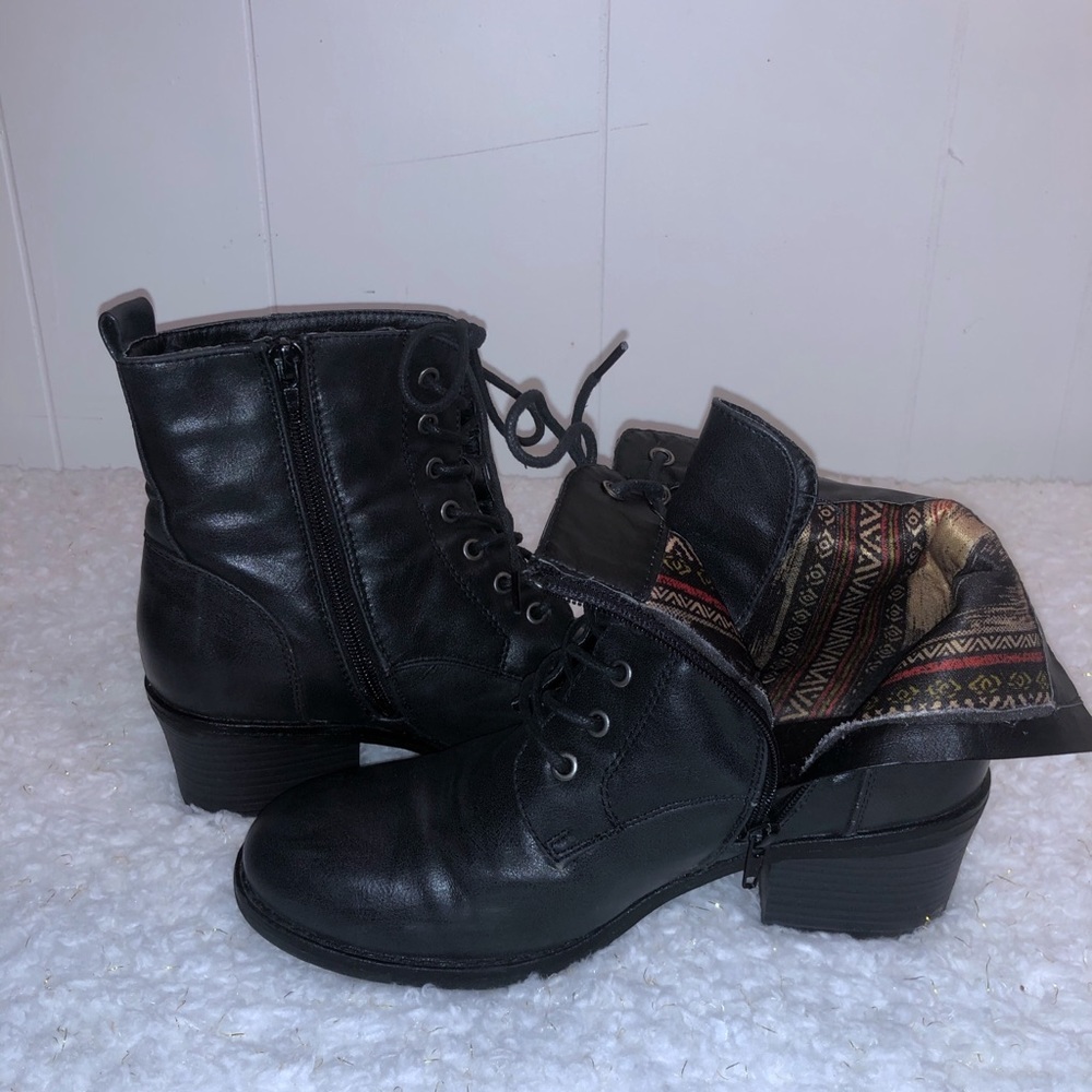 Hot Cakes Combat Boots